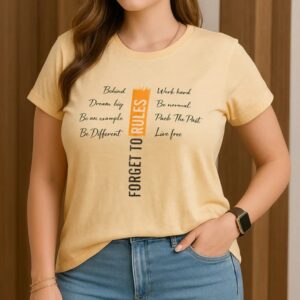 PRINTED T-SHIRT (Forget to Rules)