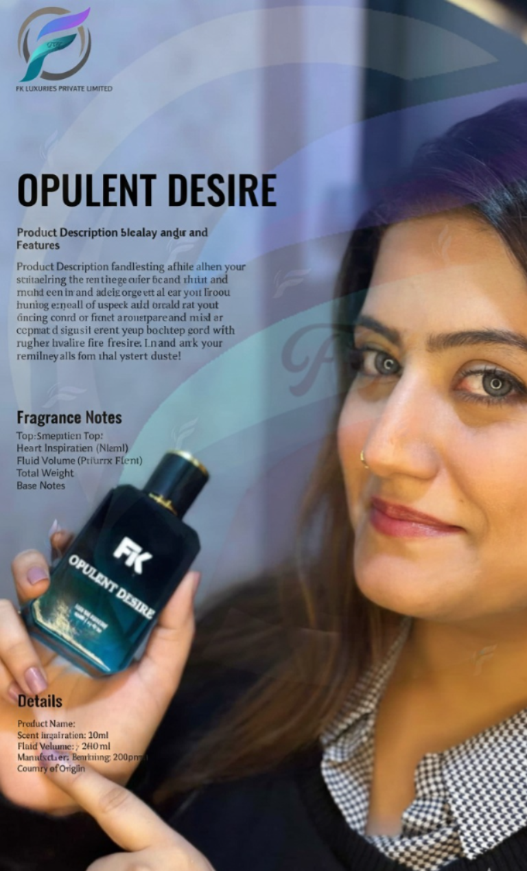 OPULENT DESIRE – Luxury Perfume for Men (50ml)